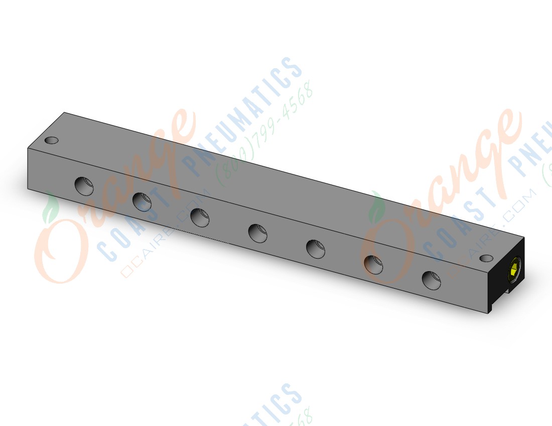 SMC VVX230B07 bar stock manifold, 2 PORT VALVE