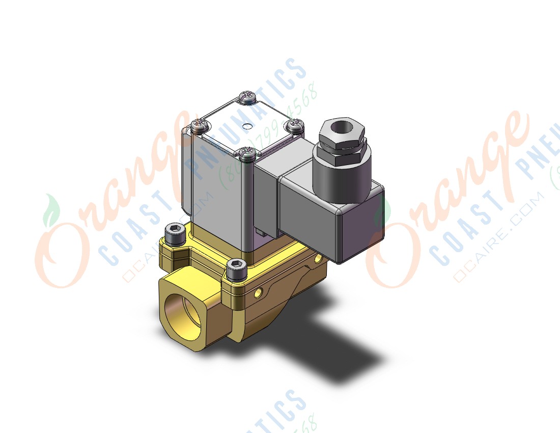 SMC VXZ242FGBXCC pilot op 2 port solenoid valve, (n.c.), 2 PORT VALVE