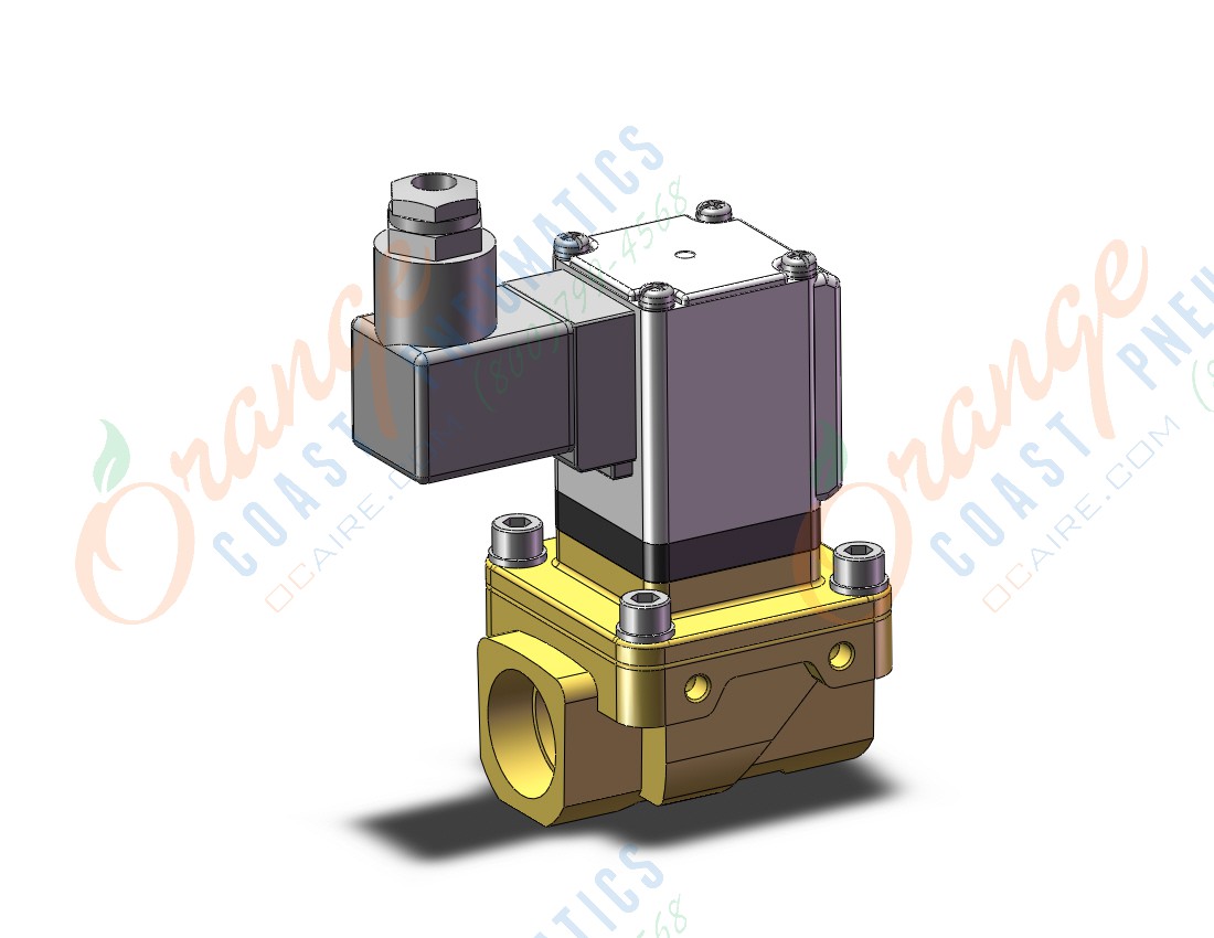 SMC VXZ2C0HZ2A pilot op 2 port solenoid valve, (n.o.), 2 PORT VALVE