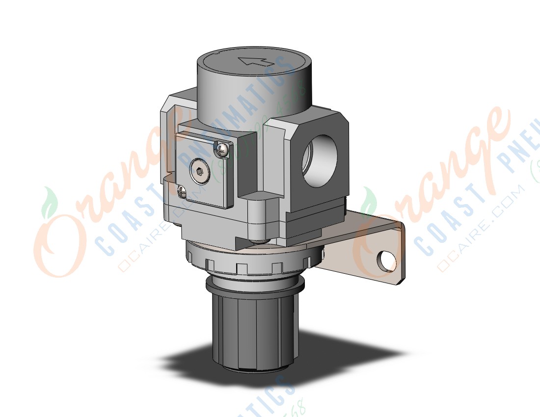 SMC AR40-F04B-R-B regulator, REGULATOR, MODULAR F.R.L.