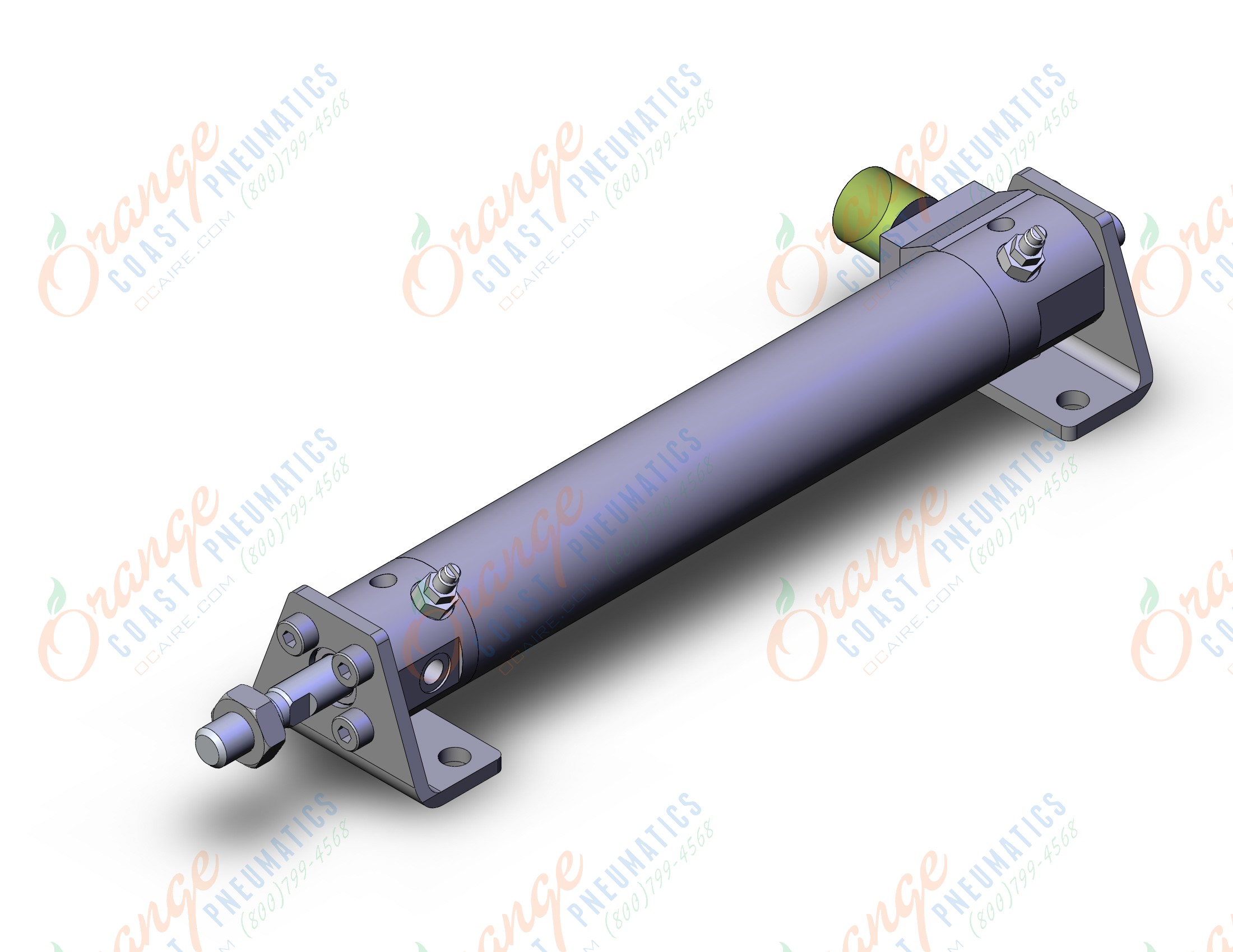 SMC CDBG1LA20-100-HL cbg1, end lock cylinder, ROUND BODY CYLINDER