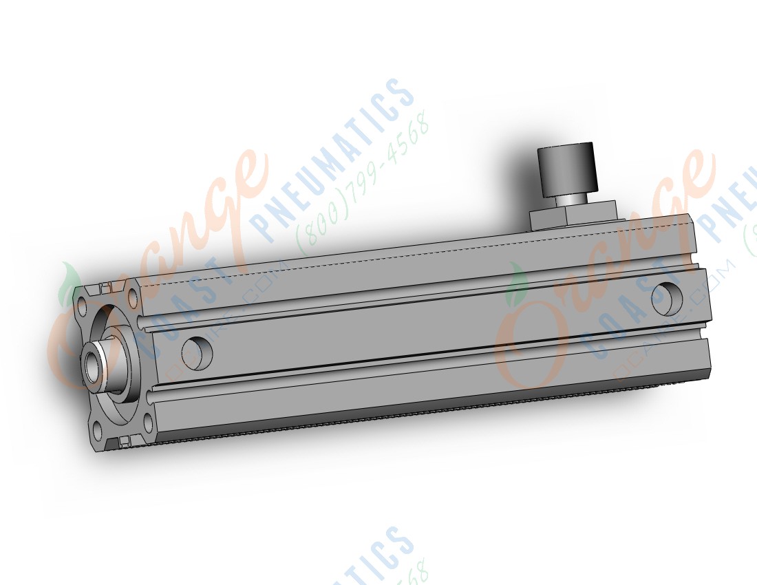 SMC CDBQ2A32-100DC-HL cyl, compact, locking, sw capable, COMPACT CYLINDER