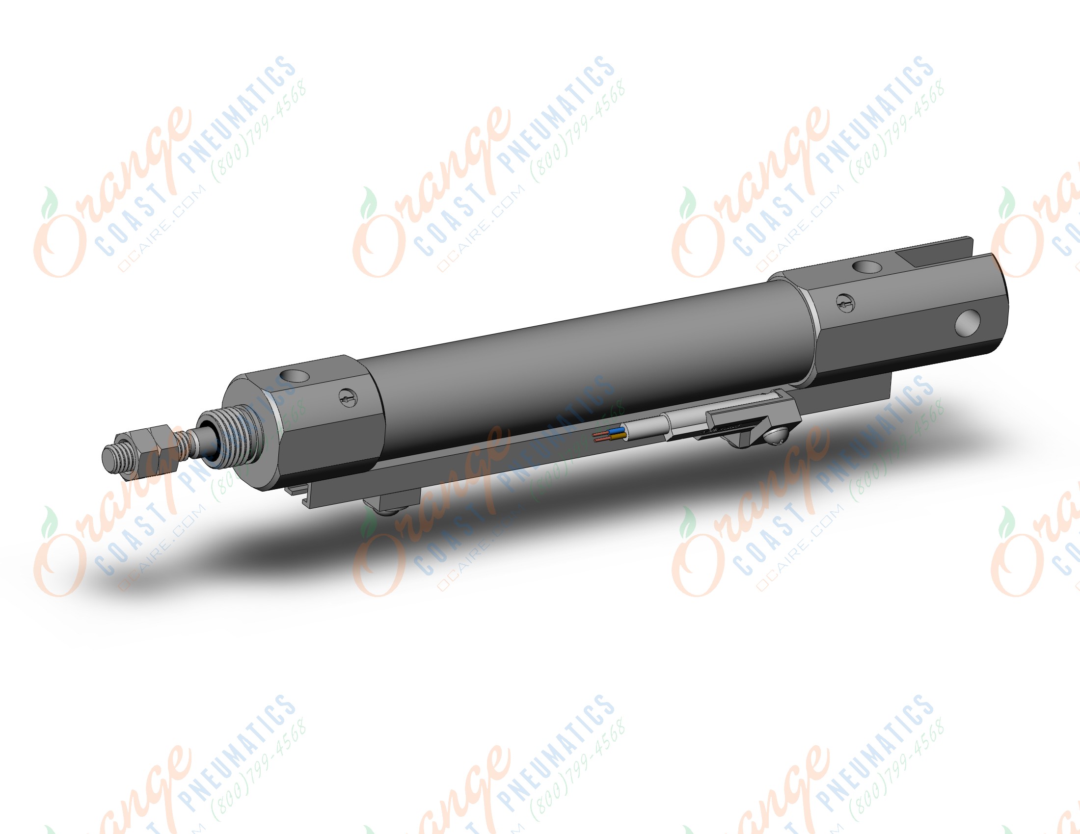 SMC CDJ2D16-60AZ-M9BWZ-A cylinder, air, ROUND BODY CYLINDER