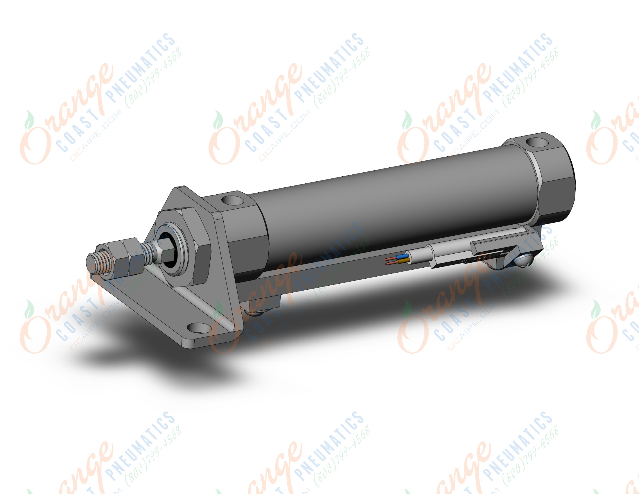 SMC CDJ2KL16-45Z-A93L-A cylinder, air, ROUND BODY CYLINDER