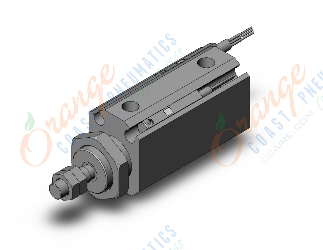 SMC CDJP2B16-20D-M9PWSAPC pin cylinder, double acting, sgl rod, ROUND BODY CYLINDER