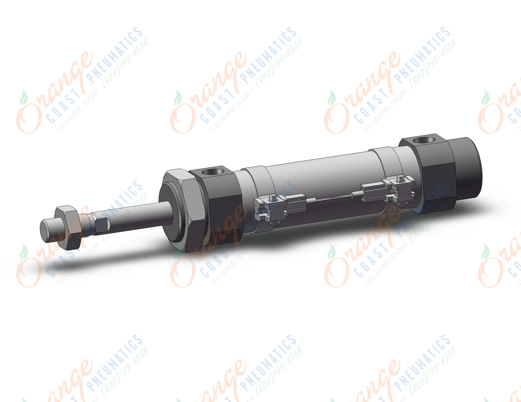 SMC CDM2B25-25TZ-M9NM cylinder, air, ROUND BODY CYLINDER