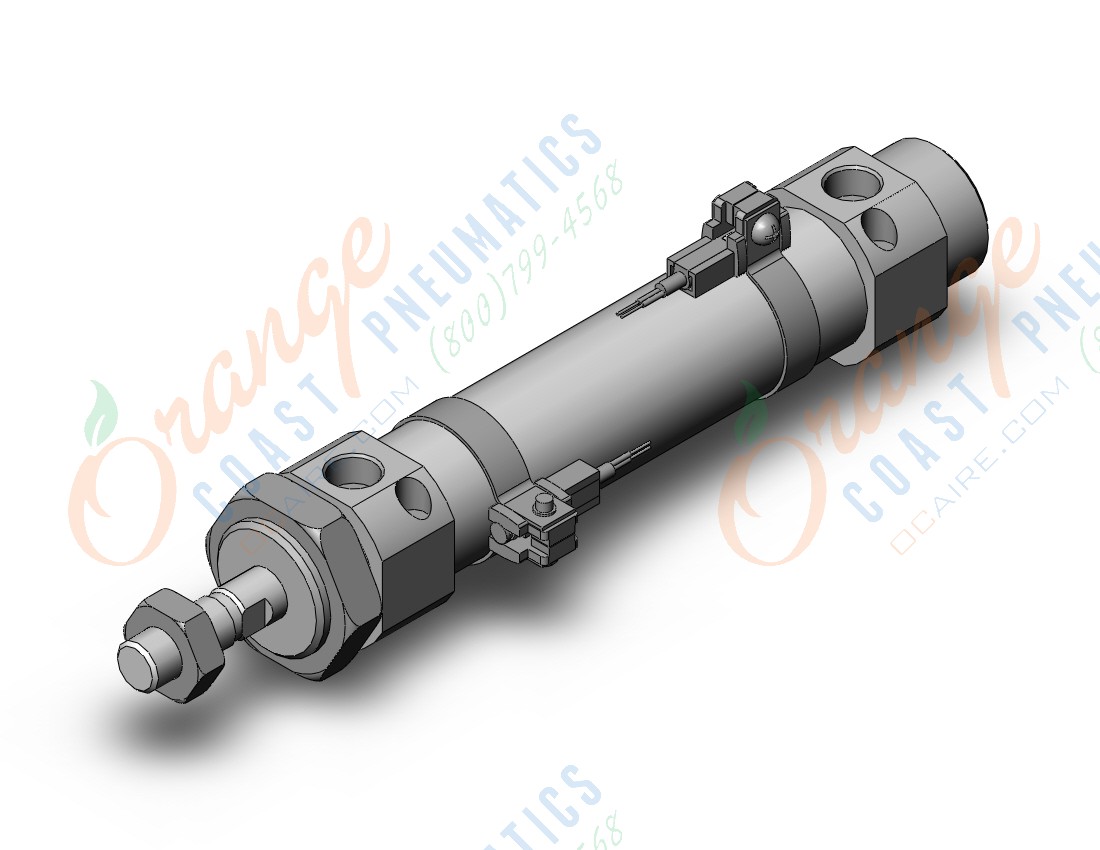 SMC CDM2B25-75AZ-A96L cylinder, air, ROUND BODY CYLINDER