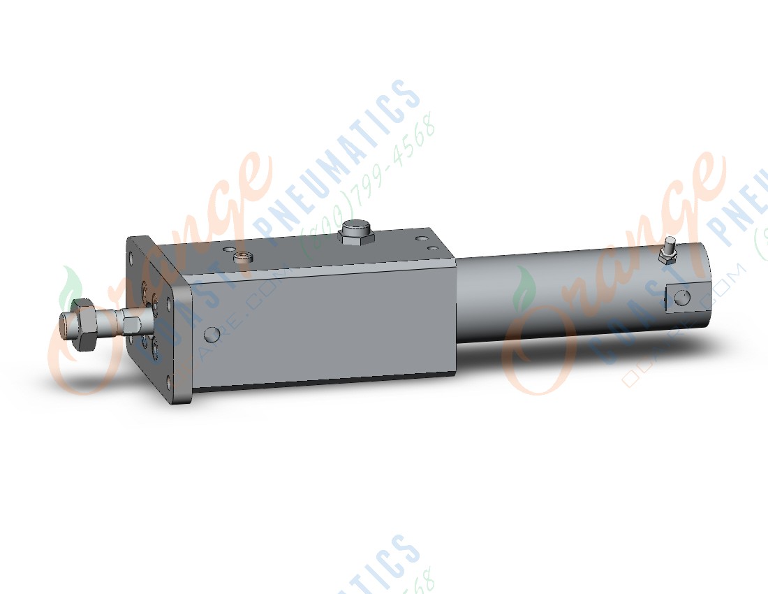 SMC CDNGFA25-50-D cng, cylinder with lock, ROUND BODY CYLINDER W/LOCK