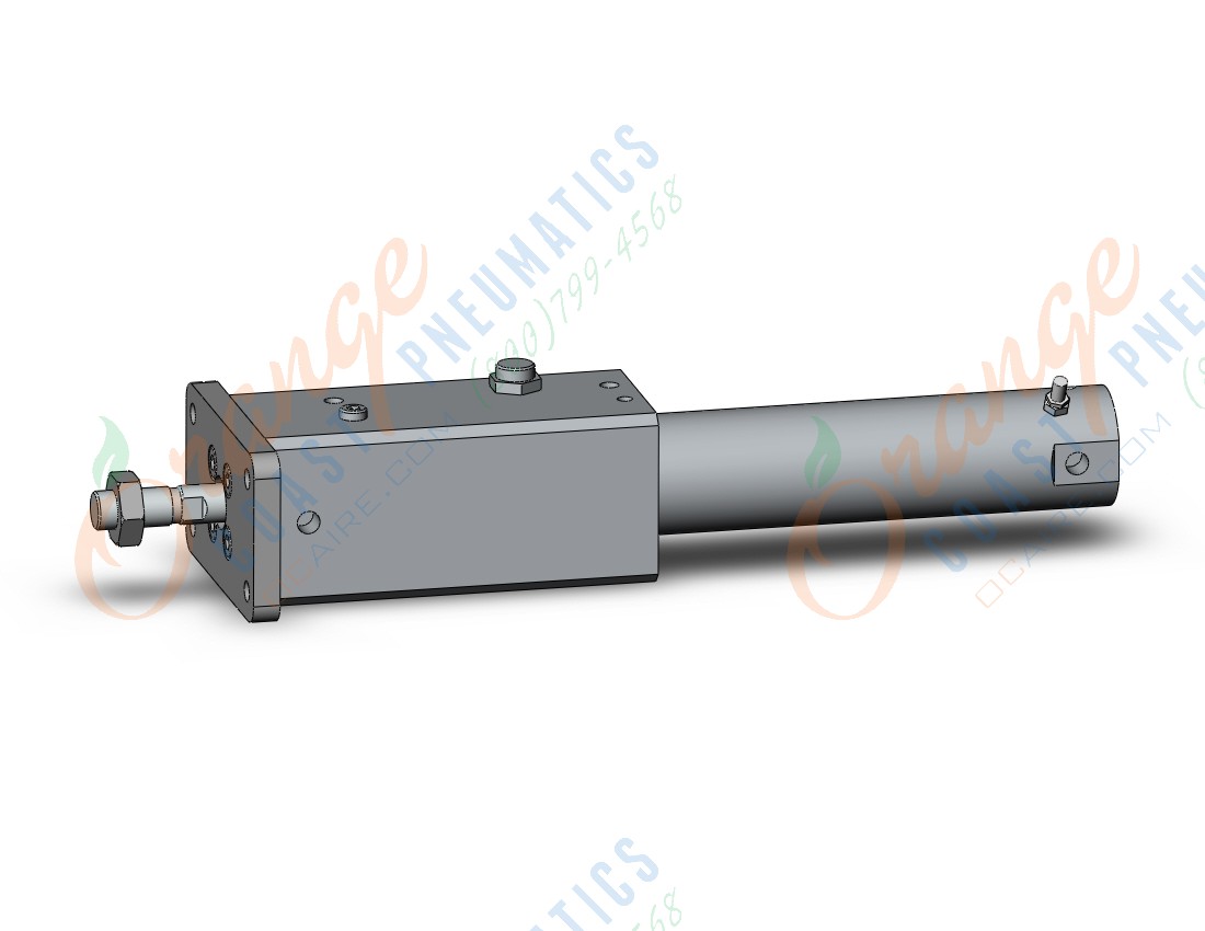 SMC CDNGFA25-75-D cng, cylinder with lock, ROUND BODY CYLINDER W/LOCK