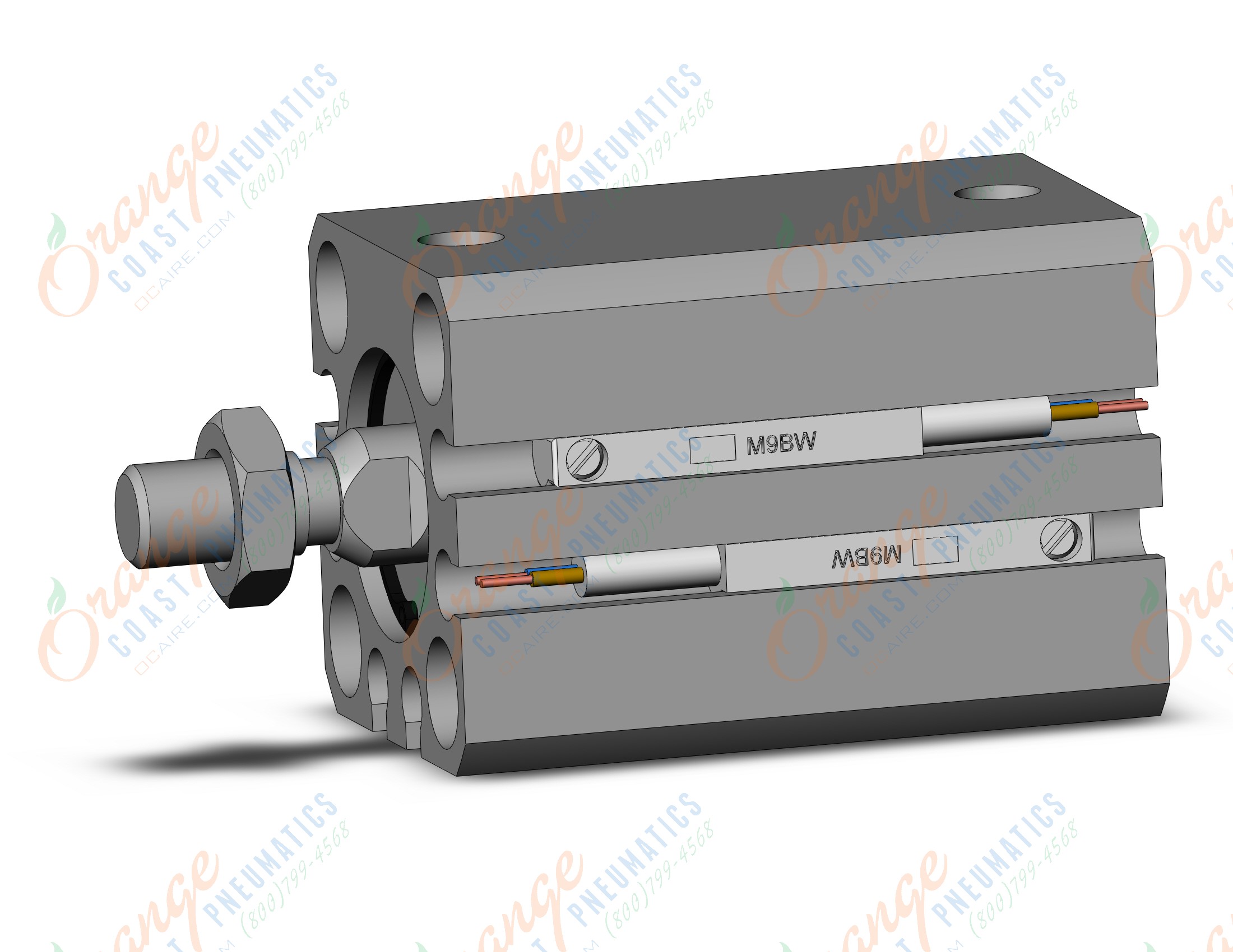 SMC CDQSB16-20DM-M9BWL cylinder, compact, COMPACT CYLINDER
