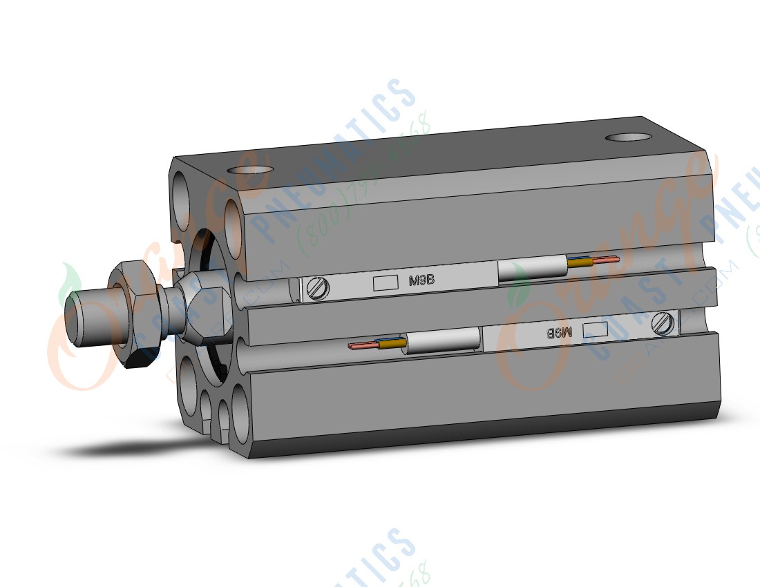 SMC CDQSB16-30DCM-M9B cylinder, compact, COMPACT CYLINDER