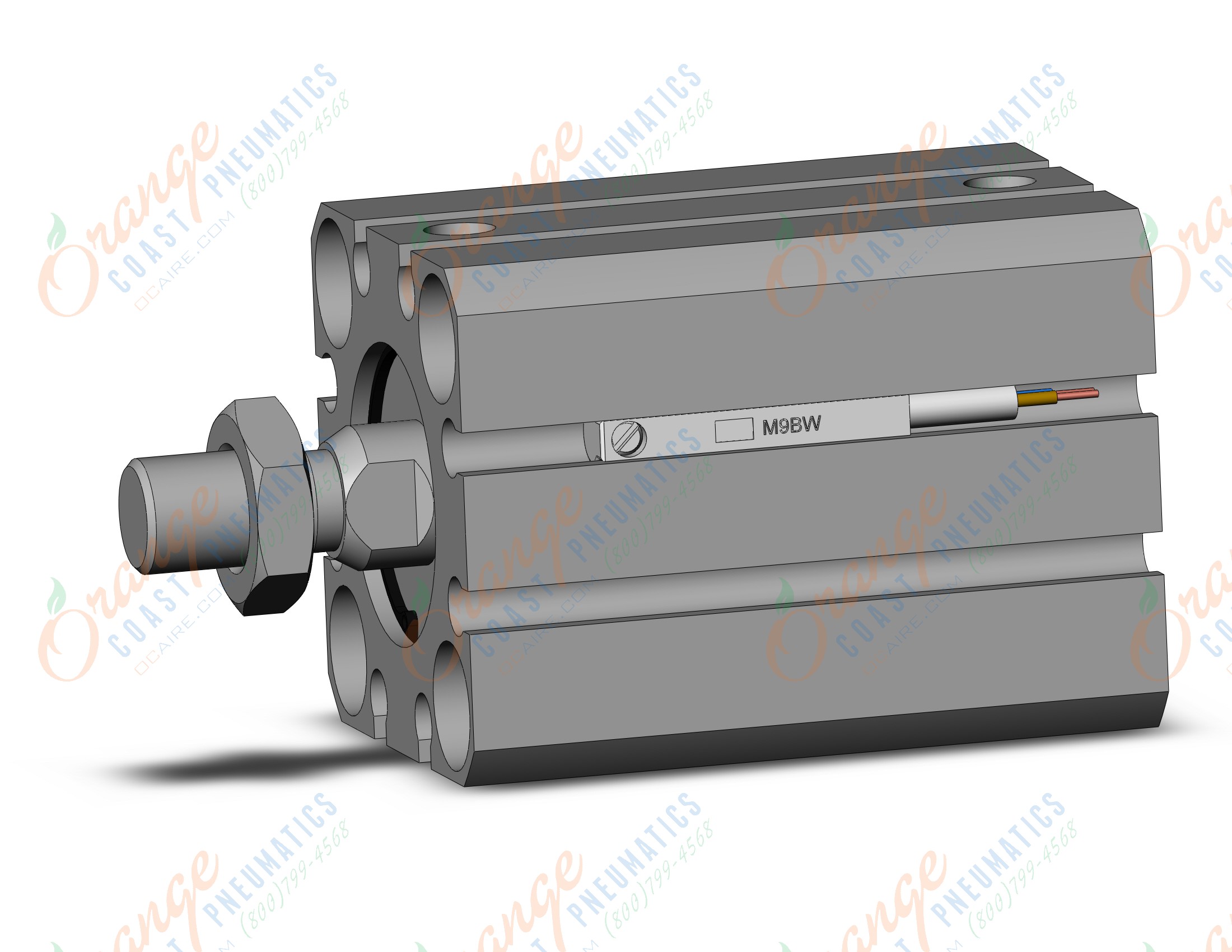SMC CDQSB20-20DCM-M9BWLS cylinder, compact, COMPACT CYLINDER