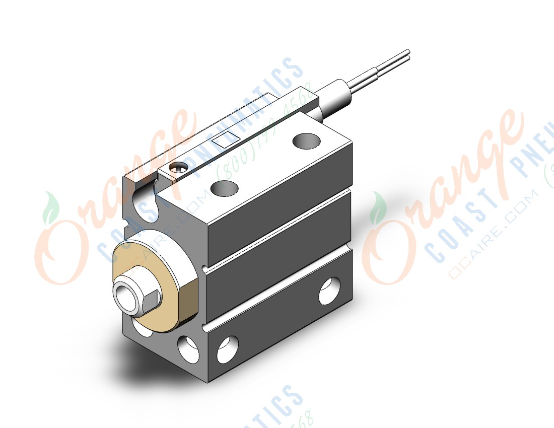 SMC CDUJB8-4D-M9BS cyl, free mount, dbl acting, COMPACT CYLINDER