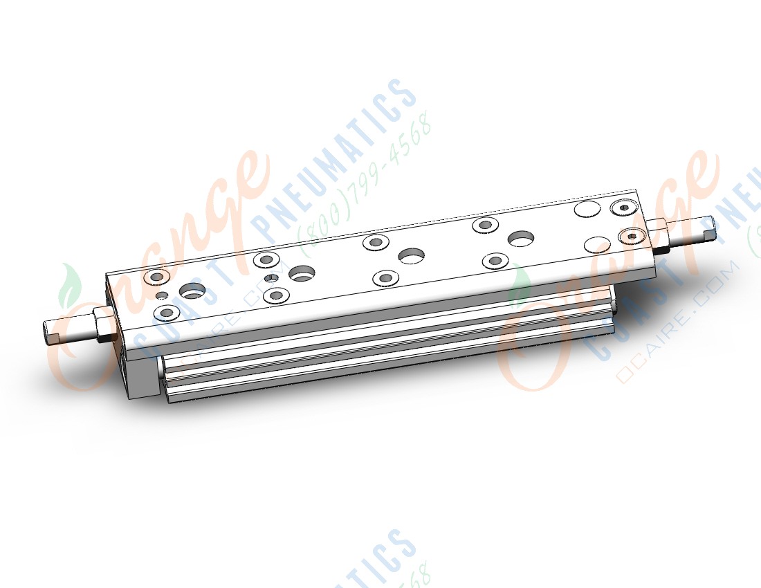 SMC MXQ12C-75ZG3 cylinder, slide table, GUIDED CYLINDER