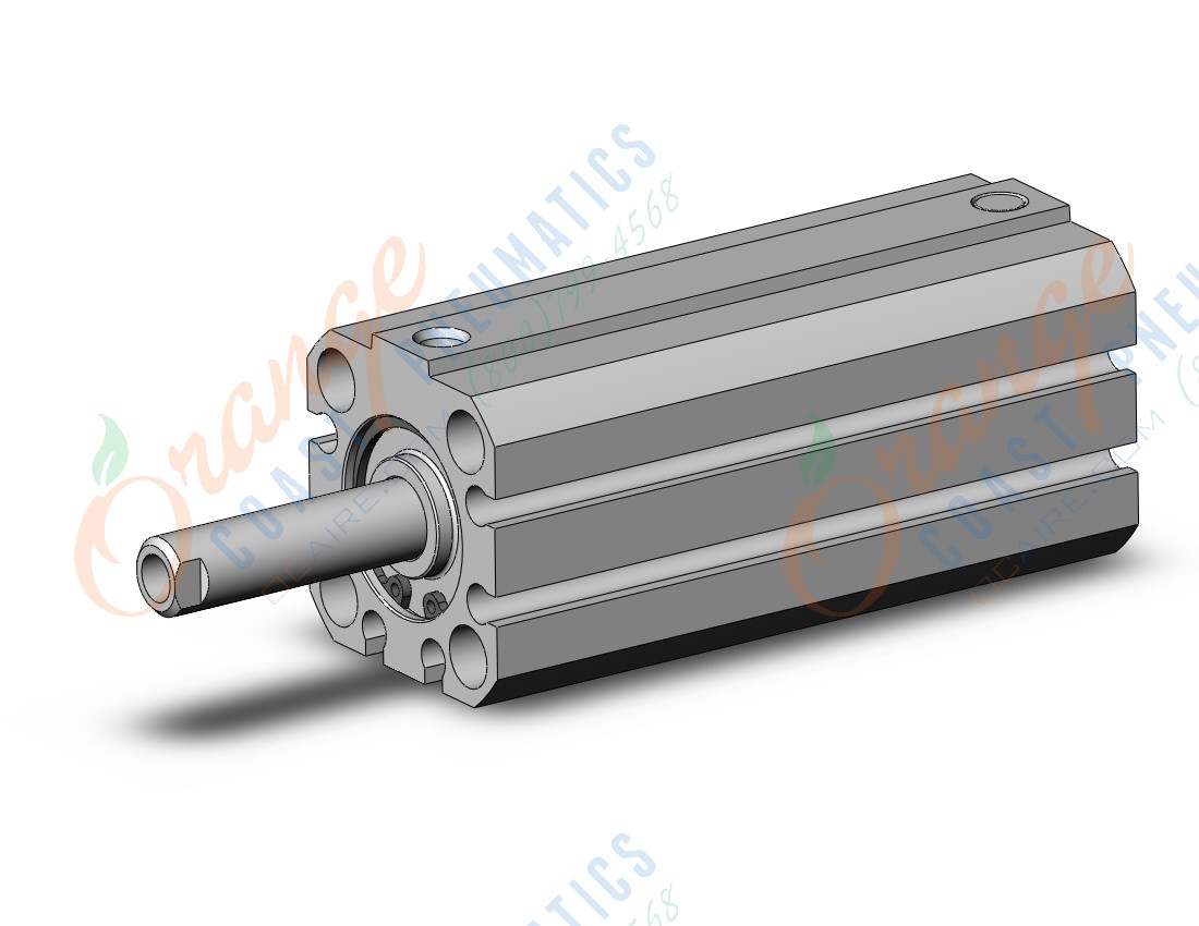 SMC NCDQ8N075-100T compact cylinder, ncq8, COMPACT CYLINDER