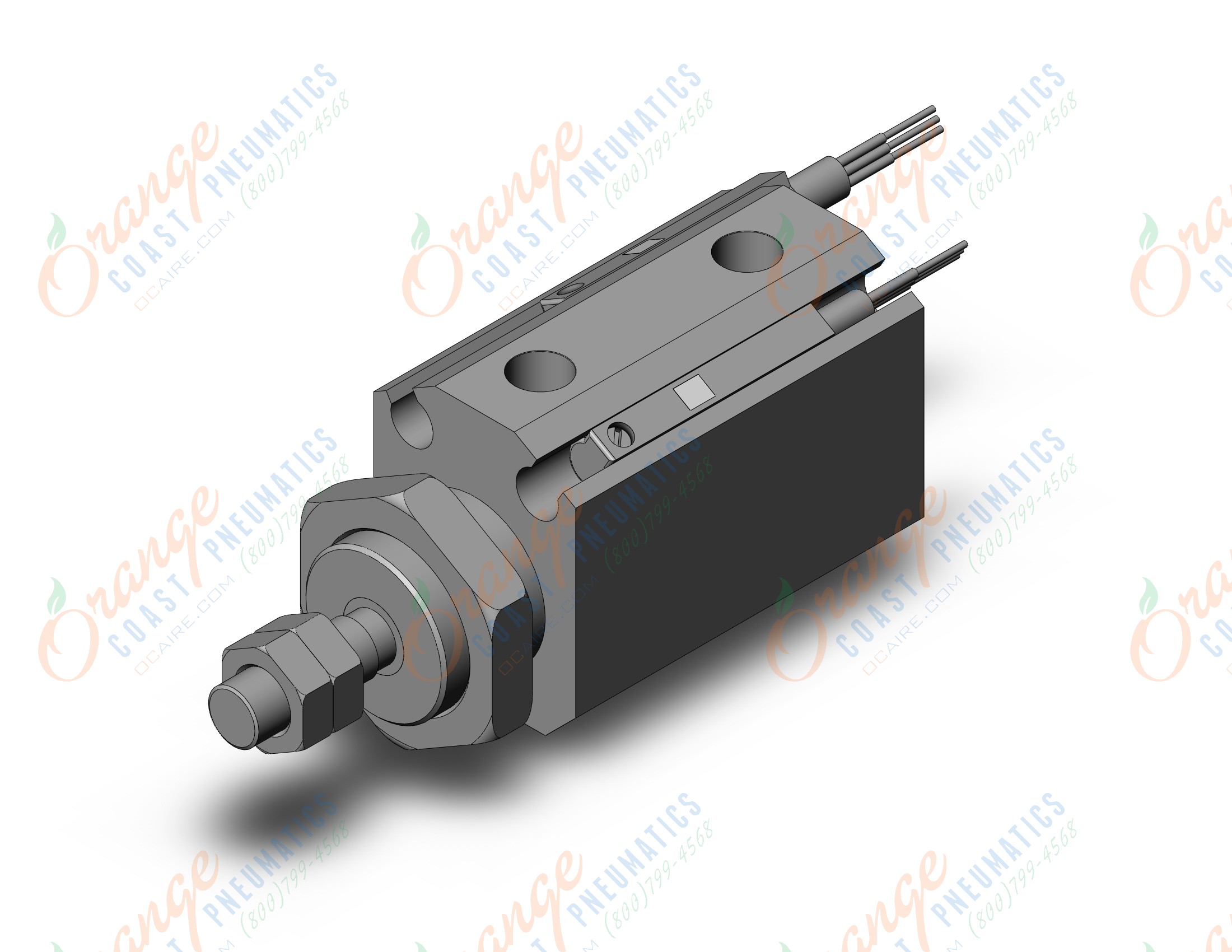 SMC CDJP2B16-10D-M9NWL pin cylinder, double acting, sgl rod, ROUND BODY CYLINDER