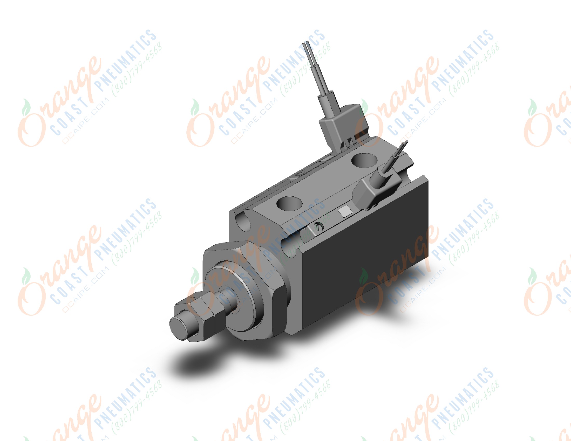 SMC CDJP2B16-10D-M9BVL pin cylinder, double acting, sgl rod, ROUND BODY CYLINDER