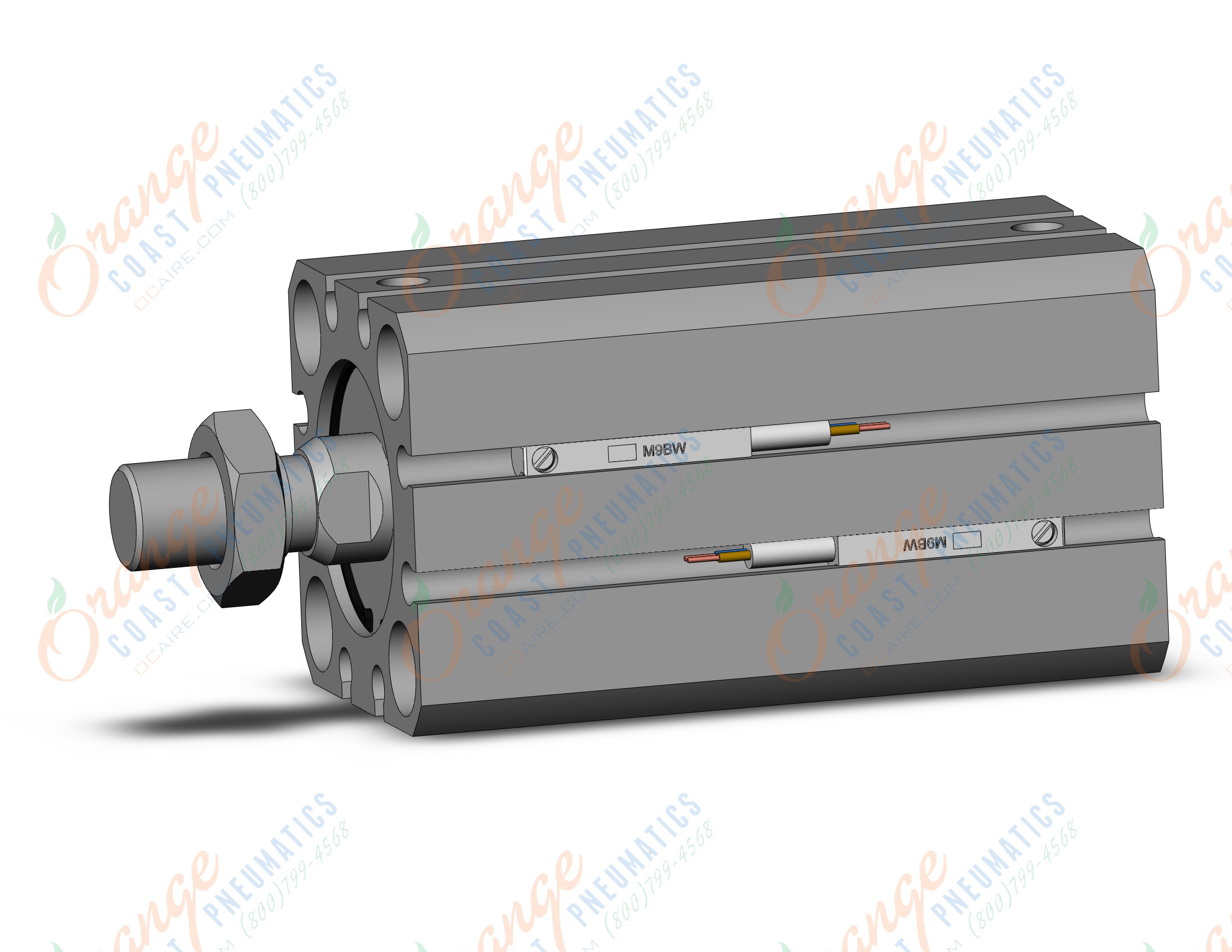 SMC CDQSB25-40DM-M9BWL cylinder, compact, COMPACT CYLINDER