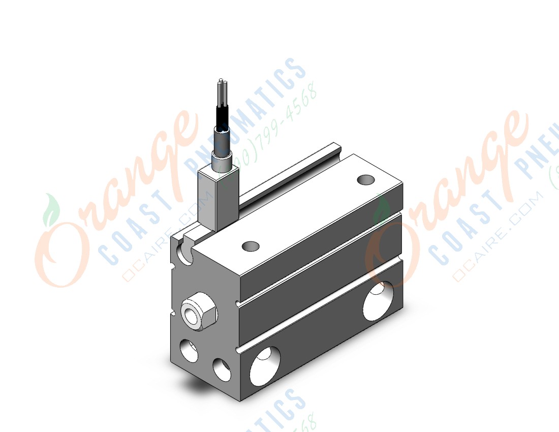 SMC CDUJB12-20D-F8BS cyl, free mount, dbl acting, COMPACT CYLINDER