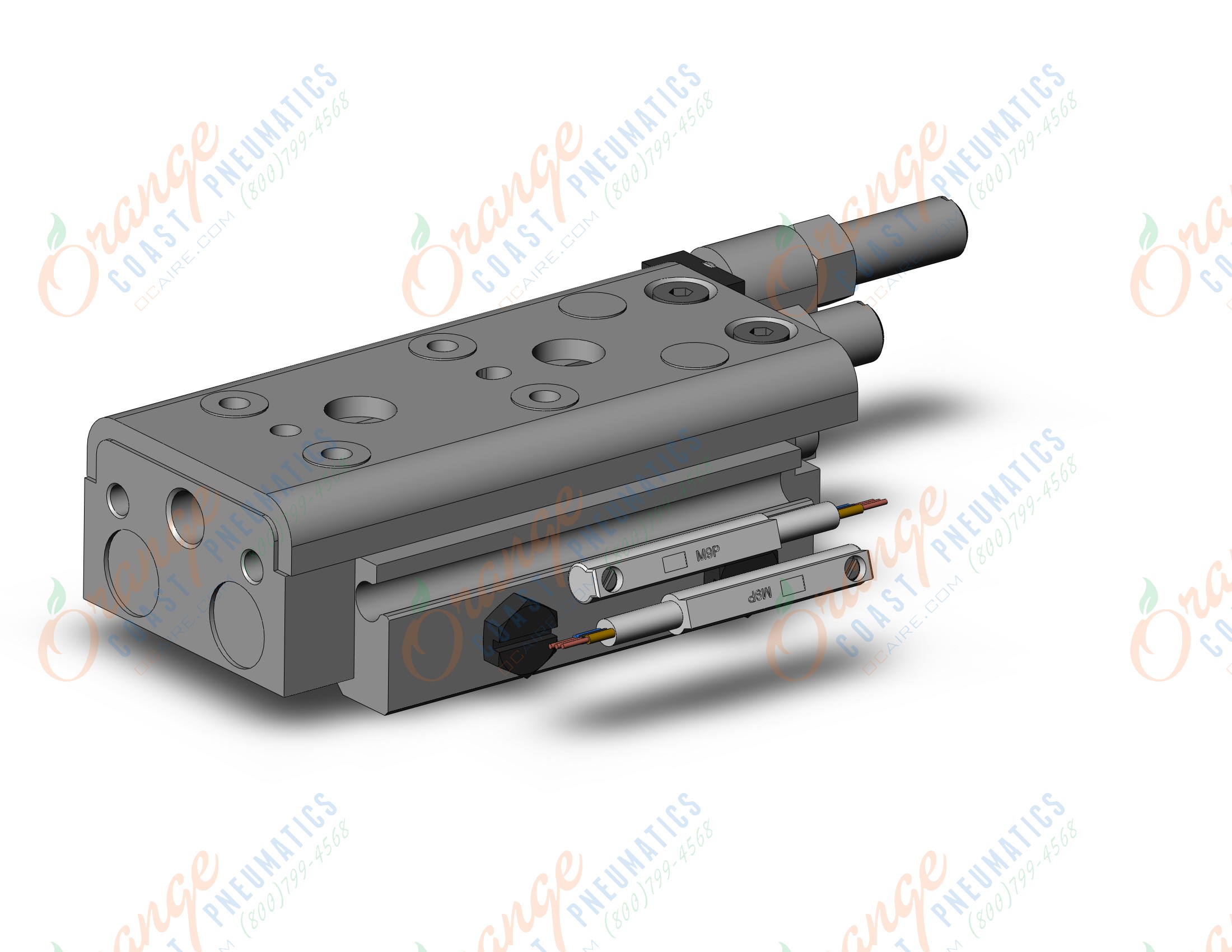 SMC MXQ8A-10ZG6-M9PSAPC air slide table, GUIDED CYLINDER