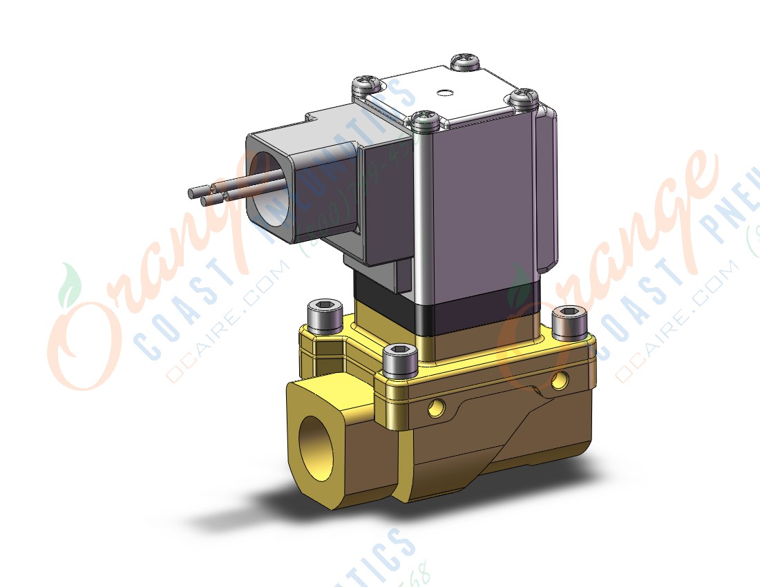 SMC VXZ2B0FU pilot op 2 port solenoid valve, (n.o.), 2 PORT VALVE