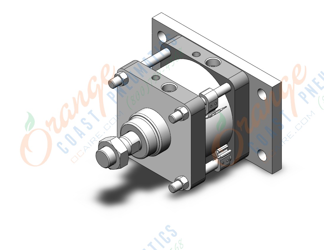 SMC CDS2G140TN-25-A93L cylinder, tie rod, cs2, TIE ROD CYLINDER