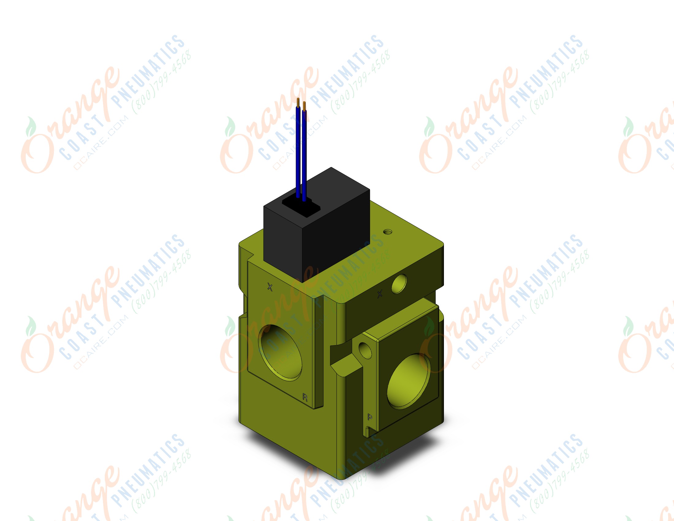 SMC VG342-3G-06TA poppet type valve, 3 PORT SOLENOID VALVE