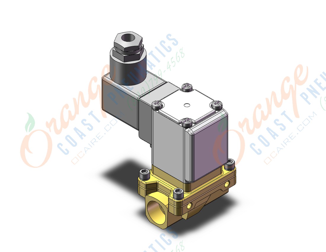 SMC VXZ232BZ2CGXCA pilot op 2 port solenoid valve, (n.c.), 2 PORT VALVE