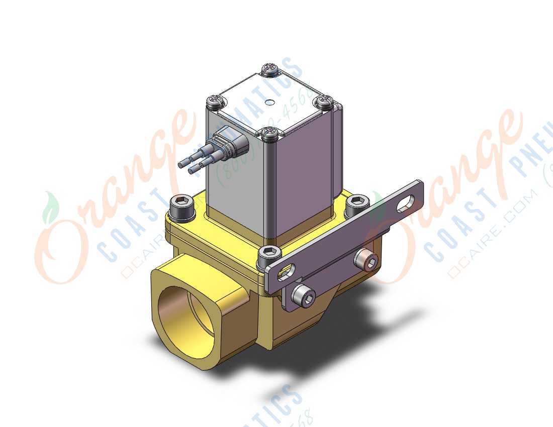 SMC VXZ262KABXB pilot op 2 port solenoid valve, (n.c.), 2 PORT VALVE