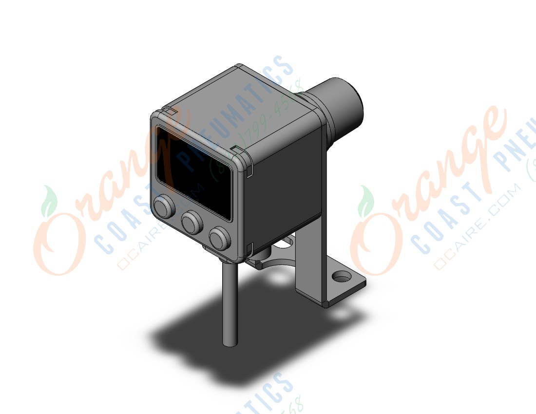 SMC ZSE80-N02-B-A-X500 2-color digital press switch for fluids, VACUUM SWITCH, ZSE50-80