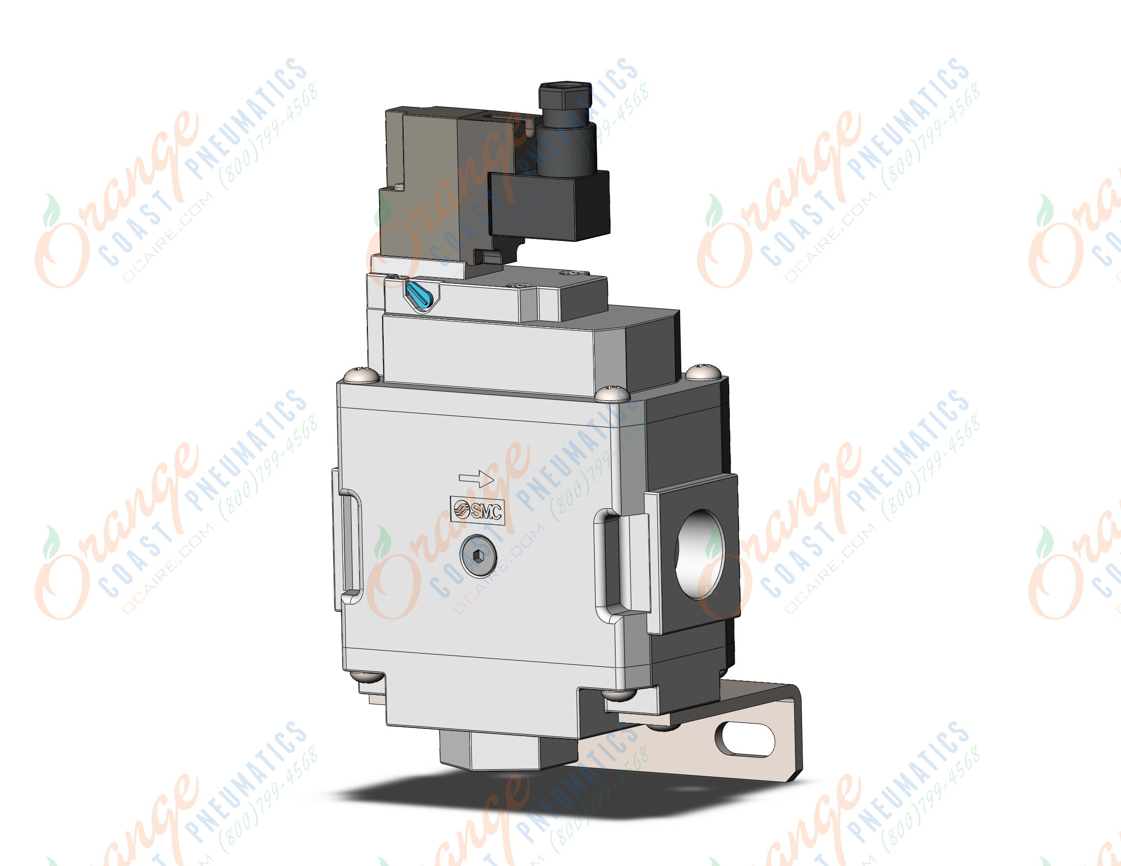 SMC AV4000-04B-5DC-A soft start-up valve, VALVE, SOFT START