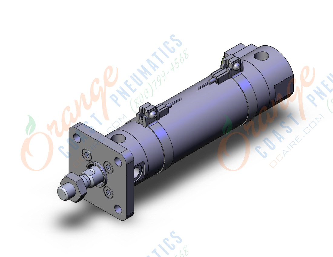 SMC CDBG1FN32-75-HN-M9BL-C cbg1, end lock cylinder, ROUND BODY CYLINDER