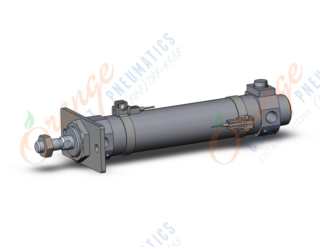 SMC CDBM2F32-100A-HN-M9B-C cylinder, air, ROUND BODY CYLINDER