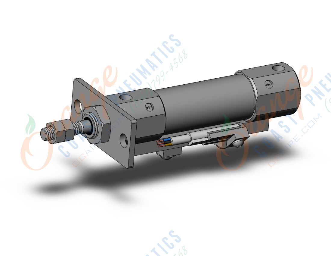 SMC CDJ2F16-15AZ-M9NSDPC-A cylinder, air, ROUND BODY CYLINDER