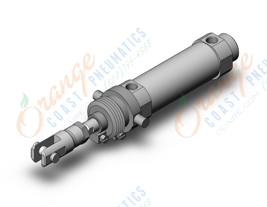 SMC CDM2U32-50JZ-W cylinder, air, ROUND BODY CYLINDER