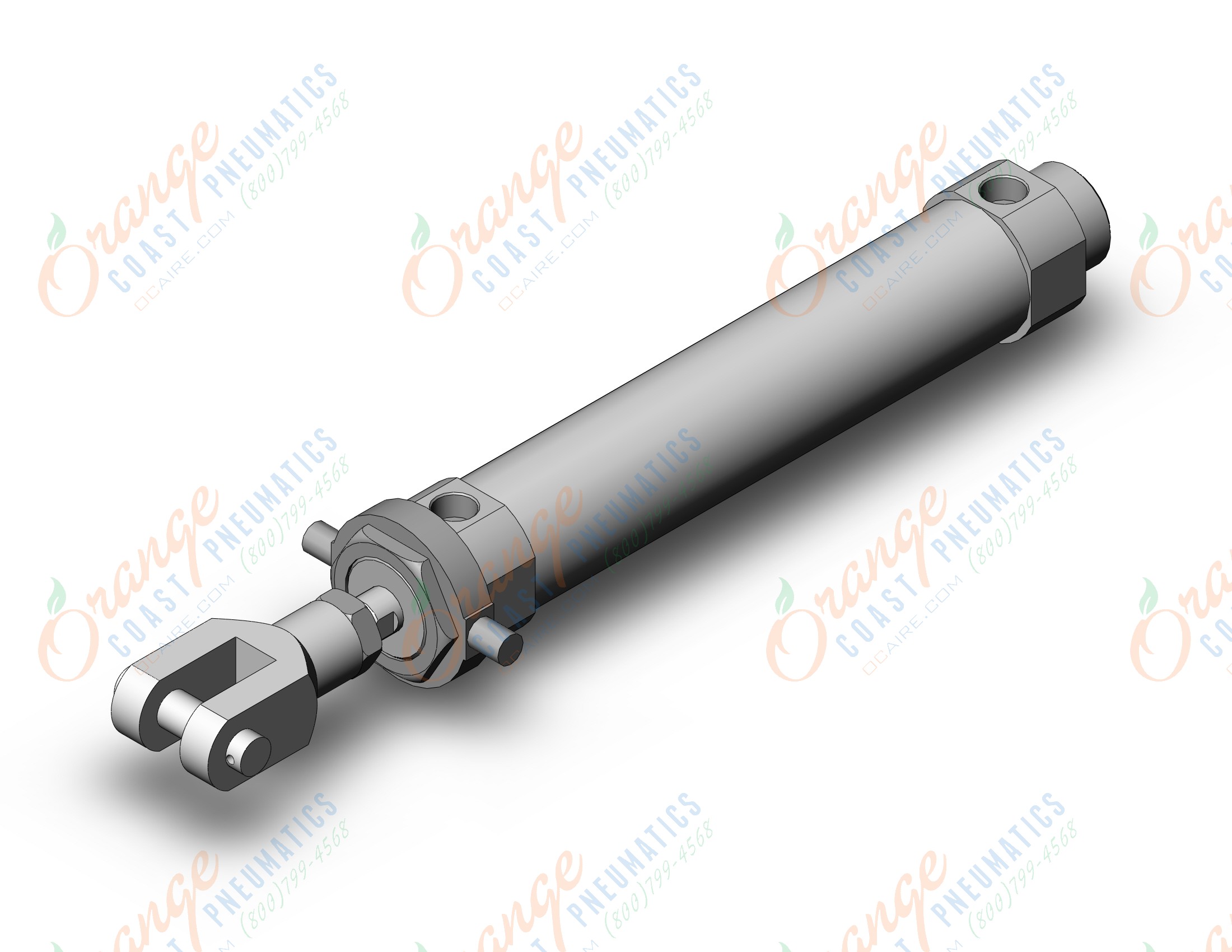 SMC CDM2U40TN-150Z-W cylinder, air, ROUND BODY CYLINDER