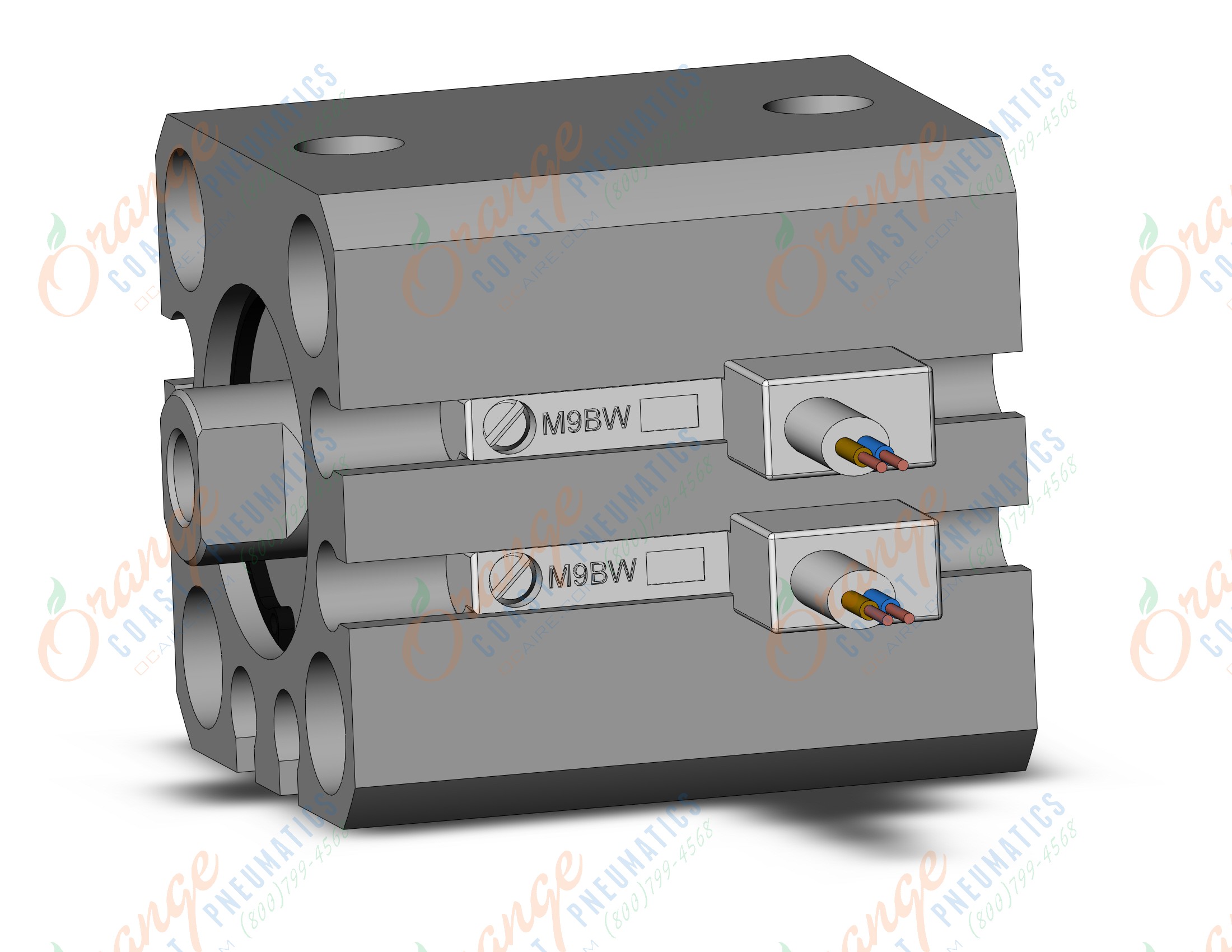 SMC CDQSB16-10DC-M9BWVZ cylinder, compact, COMPACT CYLINDER