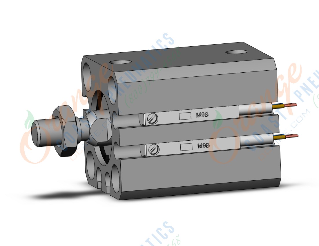 SMC CDQSB16-15DCM-M9BSAPC cylinder, compact, COMPACT CYLINDER