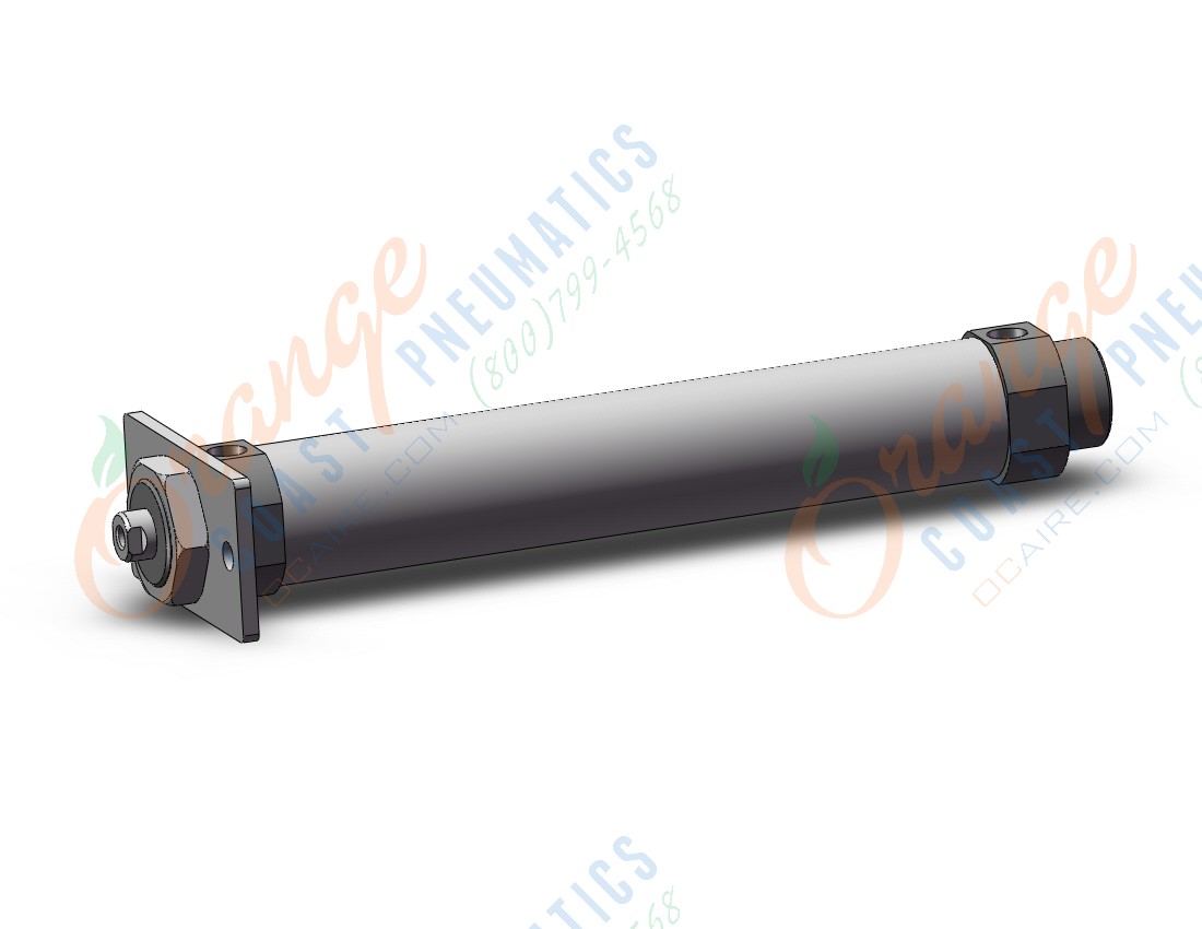 SMC CM2F32-100SFZ cylinder, air, ROUND BODY CYLINDER