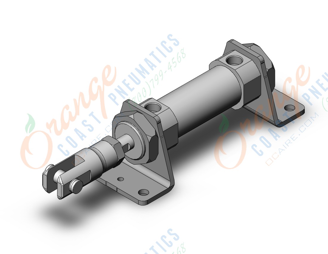 SMC CM2L25TN-25Z-W cylinder, air, ROUND BODY CYLINDER