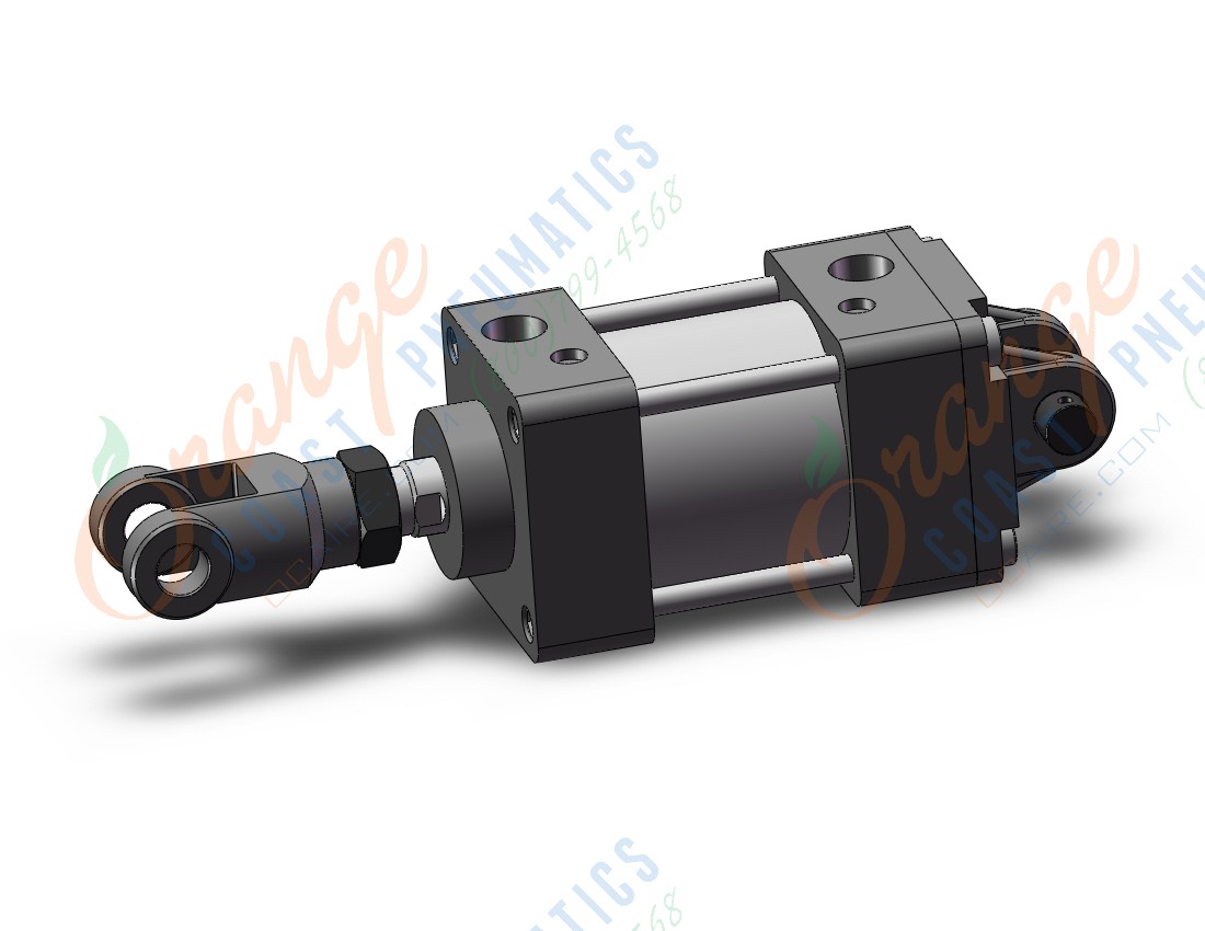 SMC MBD63TN-25Z-W cylinder, mb-z, tie rod, TIE ROD CYLINDER