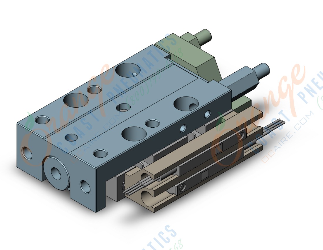 SMC MXJ8-10C-M9PWL cylinder, air, GUIDED CYLINDER