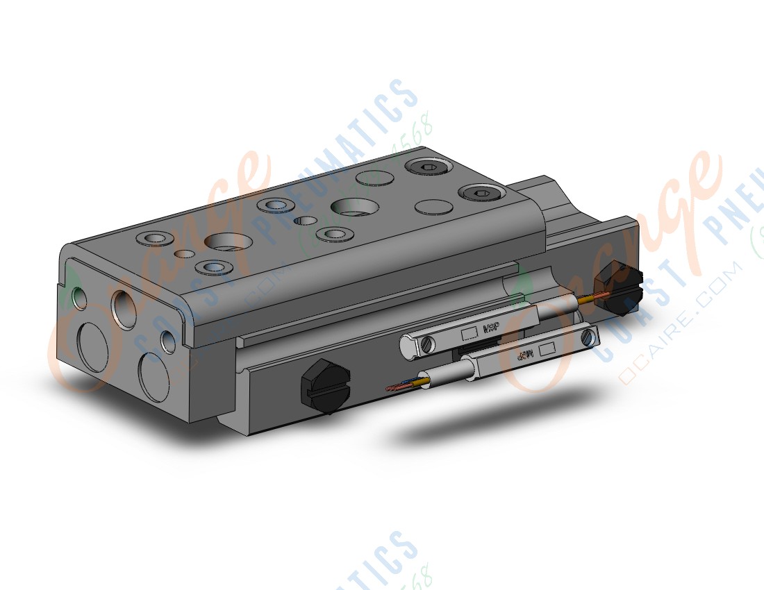 SMC MXQ6A-10Z2-M9PSAPC cylinder, slide table, with auto switch, GUIDED CYLINDER