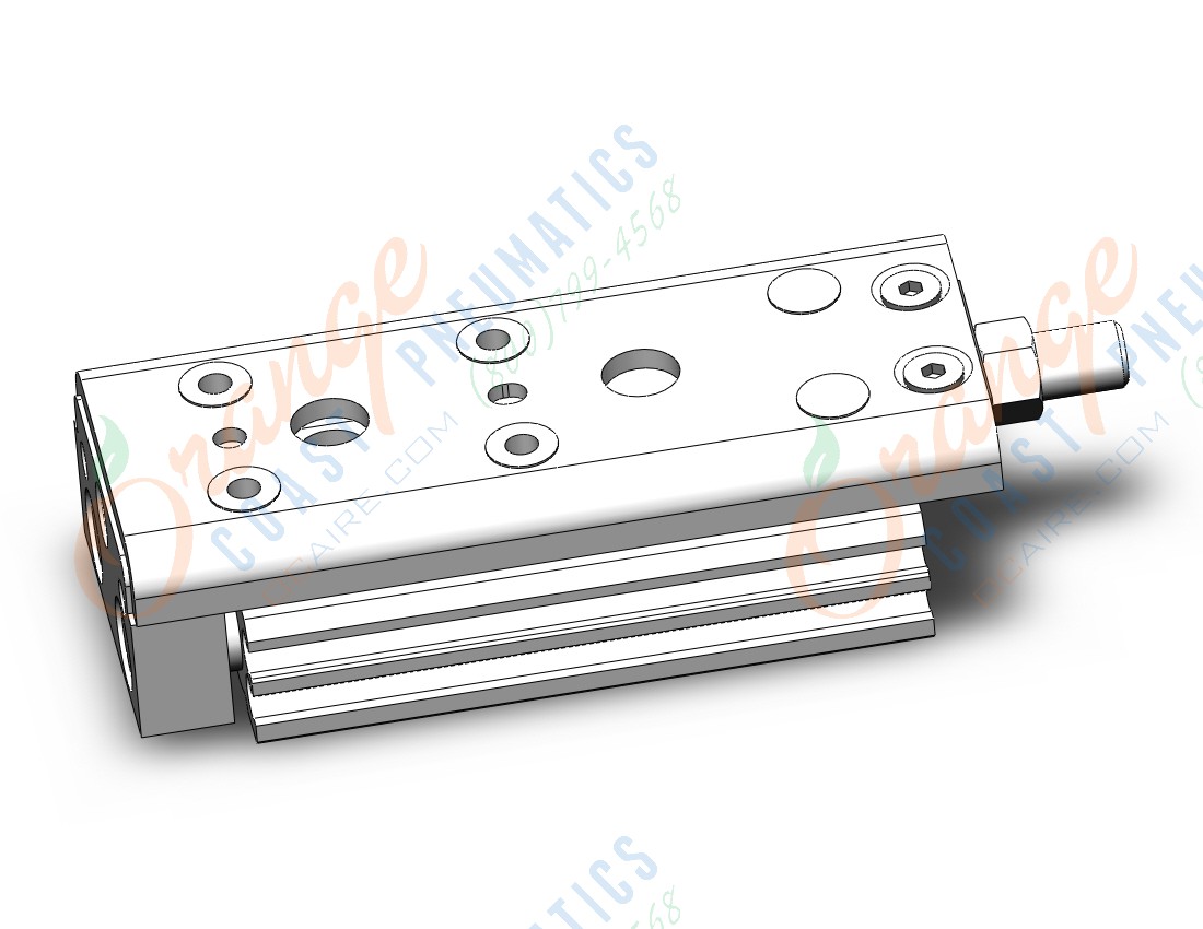 SMC MXQ8C-20ZB cylinder, slide table, GUIDED CYLINDER