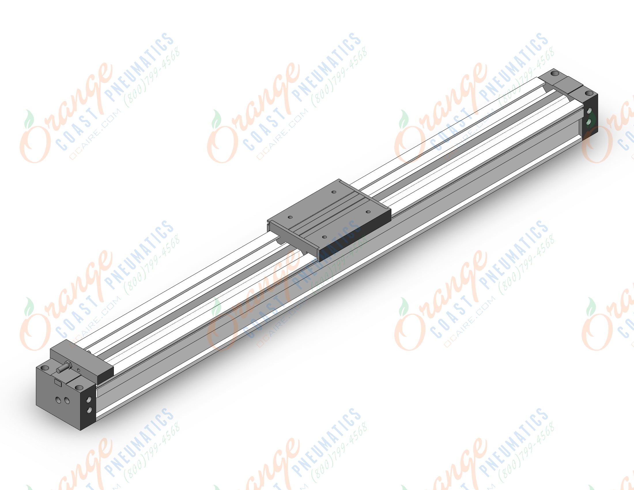 SMC MY1M63-1200AS slide bearing guide type, RODLESS CYLINDER