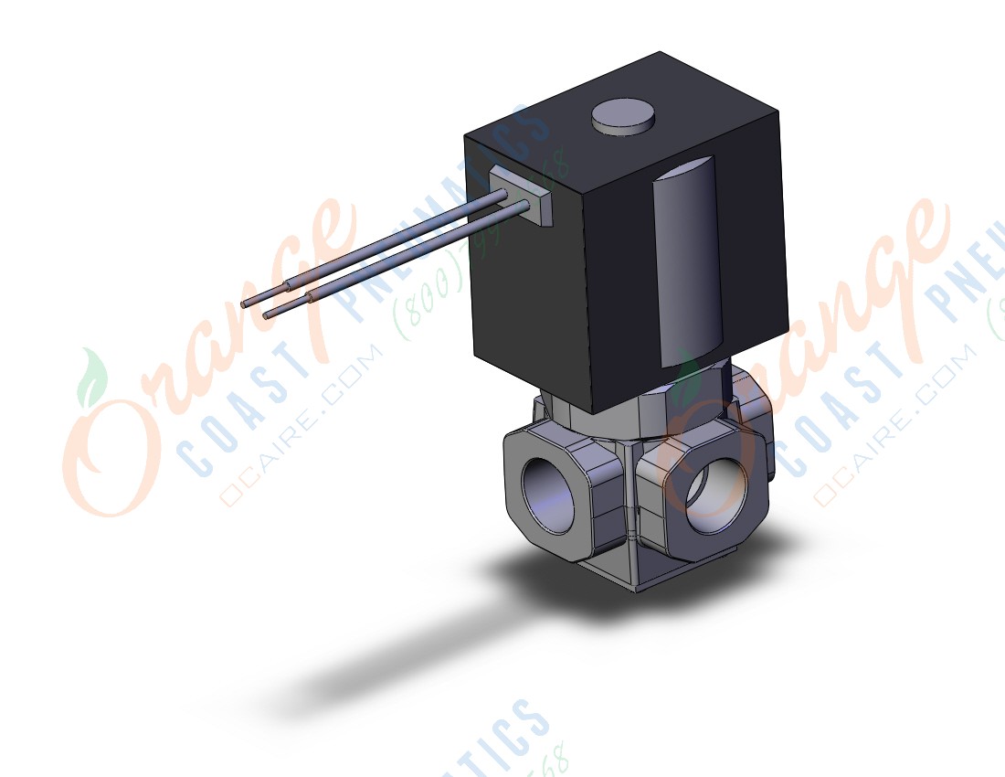 SMC VX3234V-02-6G1 direct op 3 port solenoid valve, n.c., 3 PORT SOLENOID VALVE