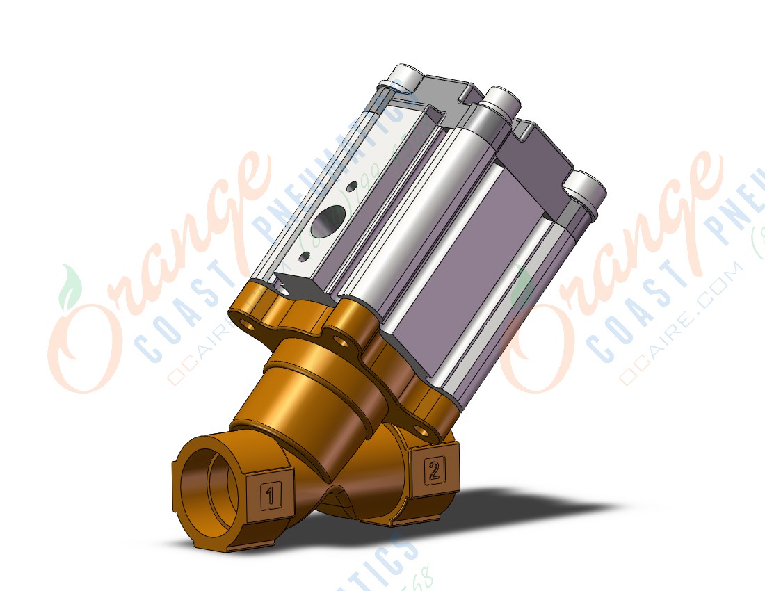 SMC VXB215BHA angle seat valve, 2 PORT VALVE