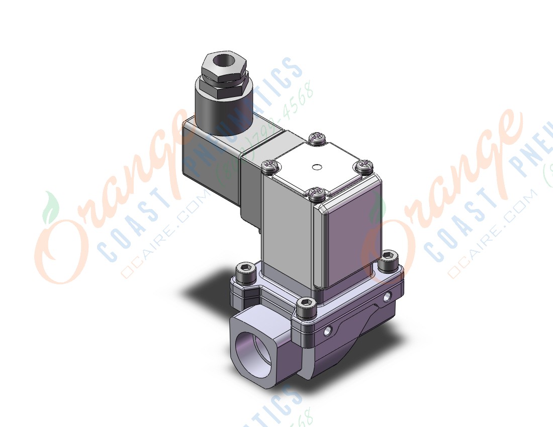 SMC VXZ242GGBXCA pilot op 2 port solenoid valve, (n.c.), 2 PORT VALVE