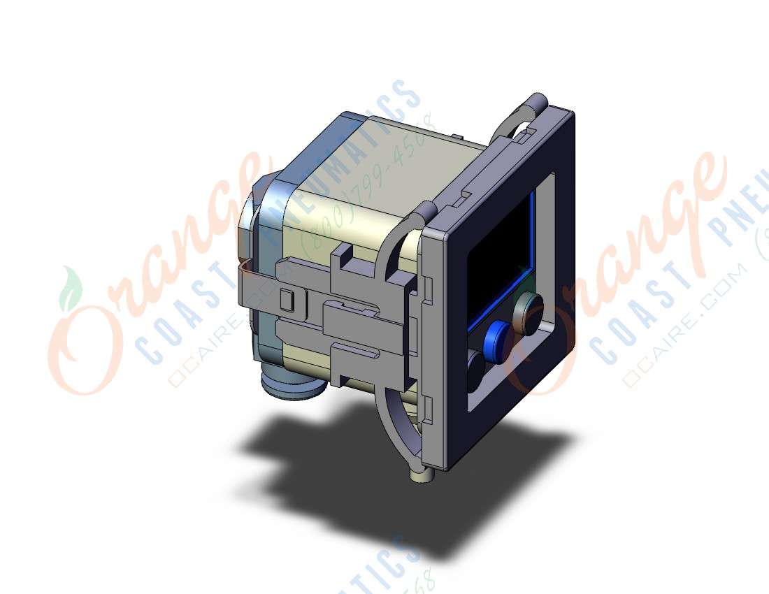 SMC ZSE40AF-C4-Y-PE-X501 2-color hi precision dig pres switch, VACUUM SWITCH, ZSE40, ZSE40A