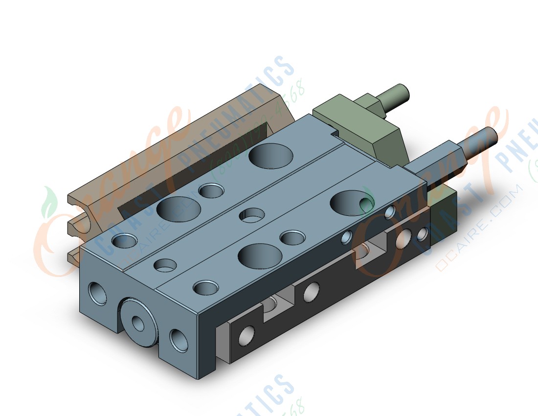 SMC 11-MXJ6L-10C cylinder, air, GUIDED CYLINDER